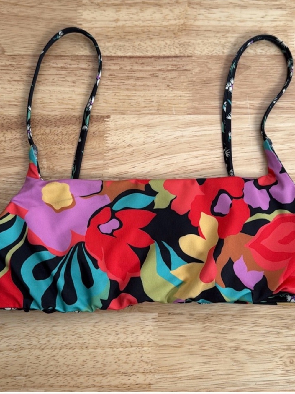 Billabong Islands Away Rev Zoe | Reversible Crop Bikini Top for women